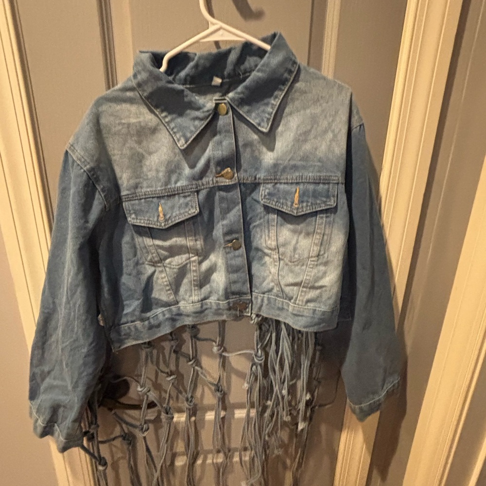 Stylish Blue Denim Kids Jacket